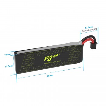 Zestaw akumulatorów Flywoo Explorer 1S 750mAh HV V2 A30