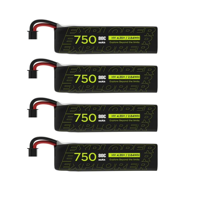 Zestaw akumulatorów Flywoo Explorer 1S 750mAh HV V2 A30