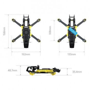 Rama SpeedyBee Master3X dla DJI O4 Pro