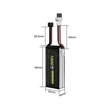 Akumulator Flywoo Explorer 2S 1000mAh LiHV 80C