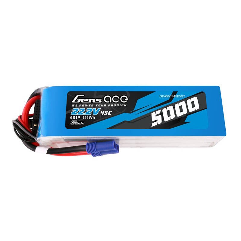 Akumulator Gens Ace 5000mAh 22.2V 45C 6S1P