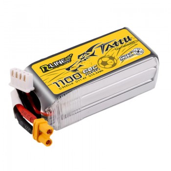 Tattu 1100mAh 11.4V 60C 3S1P XT30 LiPo Battery
