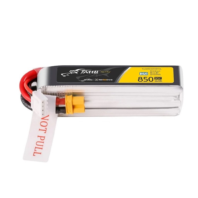 Akumulator LiPo Tattu HV 850mAh 3S 11.4V 95C XT30