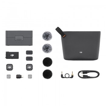 Zestaw mikrofonowy DJI Mic 3 (2 TX + 1 RX + Charging Case)