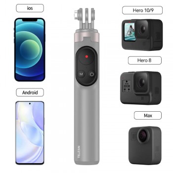 Kijek z pilotem dla kamer sportowych GoPro & smartfona - Telesin
