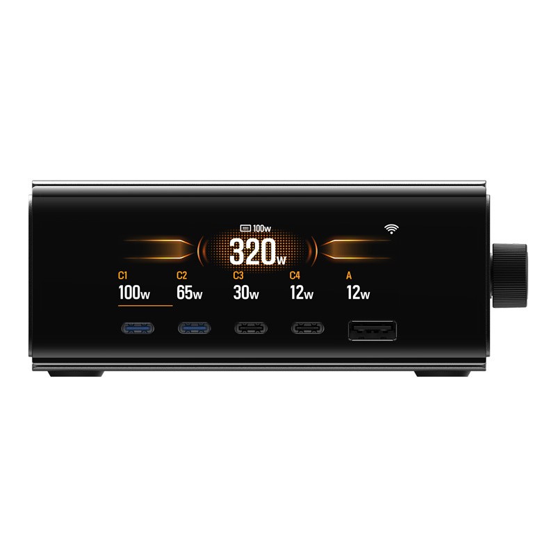 EcoFlow RAPID Pro Desktop Charger (320W, 5 Ports, GaN)