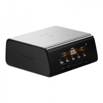 EcoFlow RAPID Pro Desktop Charger (320W, 5 Ports, GaN)