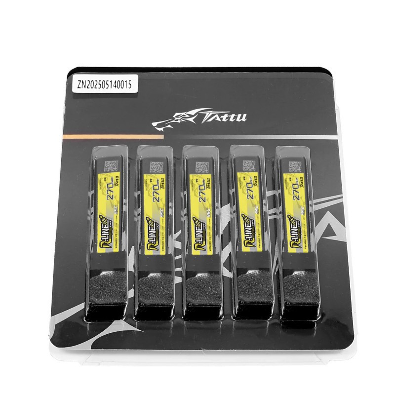 Tattu R-Line LiPo 270mAh 3.8V 95C 1S1P HV BT2.0