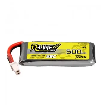 Akumulator Tattu R-Line LiPo 500mAh 3.7V 95C 1S1P BT2.0