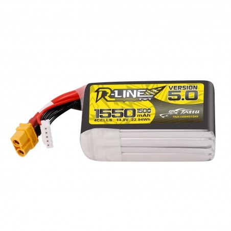 Akumulator Tattu R-Line Version 5.0 1550mAh 14.8V 150C 4S1P