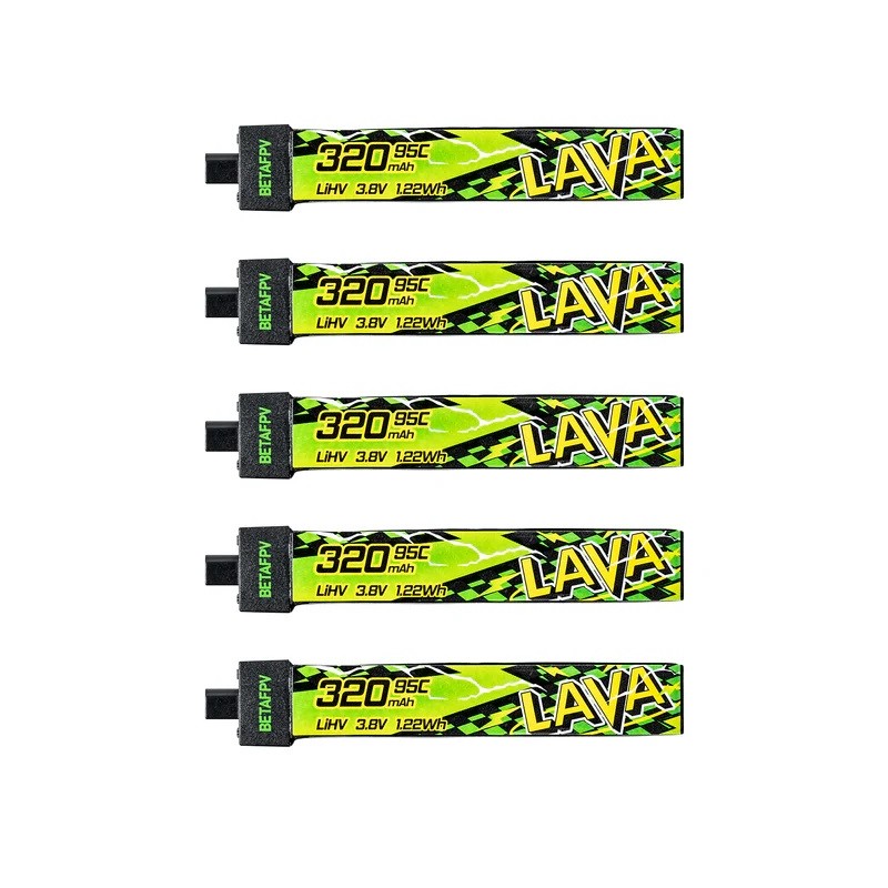 Battery BETAFPV LAVA II LiHv 1S 320mAh 95C (5PCS)
