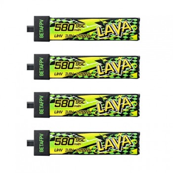 Battery BETAFPV LAVA II LiHv 1S 580mAh 95C (4PCS)
