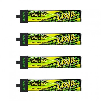Zestaw akumulatorów LiHV BETAFPV LAVA II 1S 680mAh 95C (4szt)