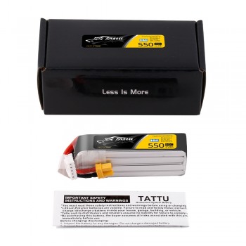 Tattu 550mAh 15.2V 95C 4S1P XT30 Battery