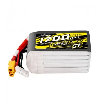 Tattu R-Line Version 6.0 1700mAh 22.2V 160C 6S1P ST Battery