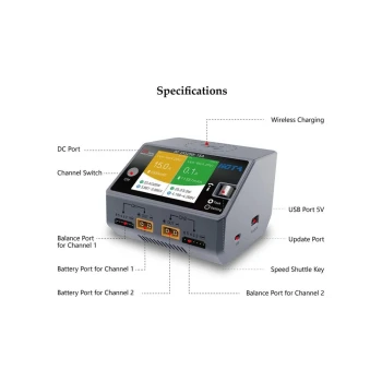 Hota D6 650W AC/DC Charger