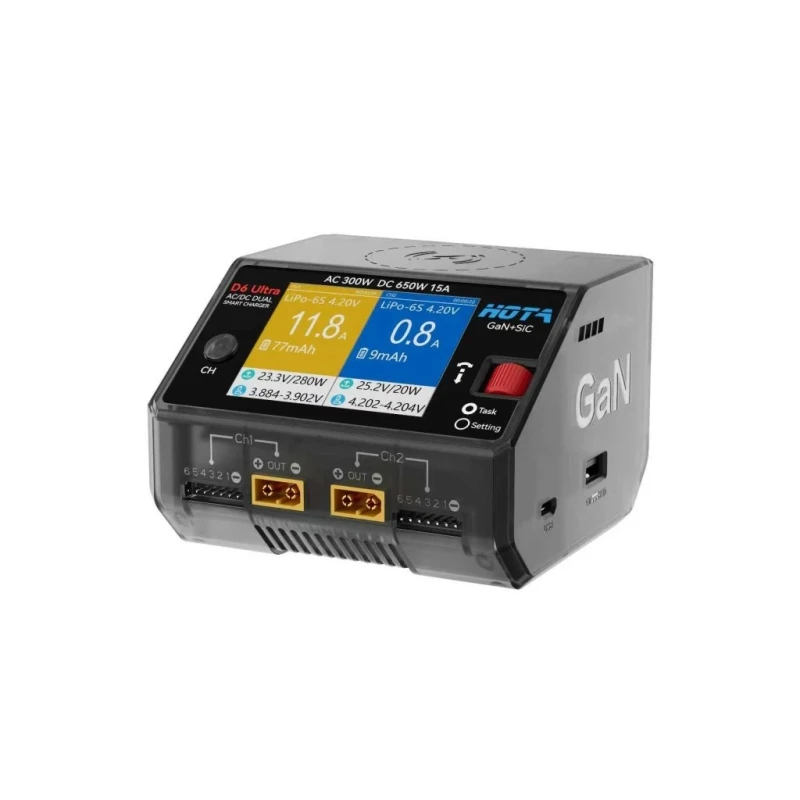 Hota D6 Ultra 650W AC/DC Charger