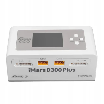 Ładowarka Gens ace iMars D300 Plus Smart Charger Dual-Channel G-tech