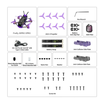 Drone Flywoo Firefly 20PRO 4S O4 Pro ELRS 2.4G