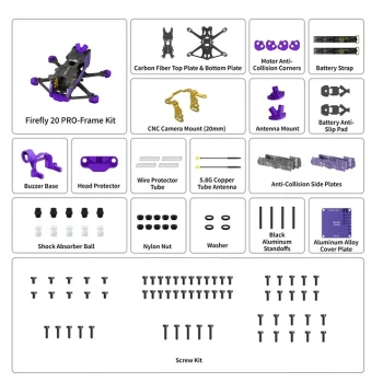 Flywoo Firefly 20 Pro Frame Kit