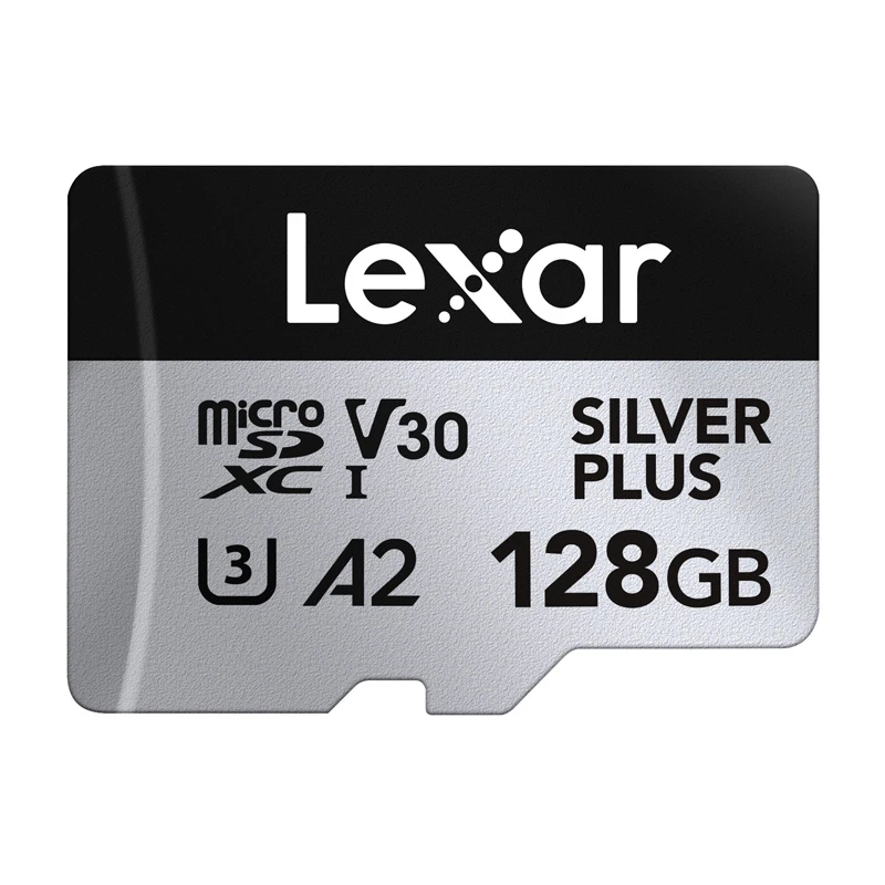 Lexar High-Performance Silver Plus microSDXC 128GB + adapter