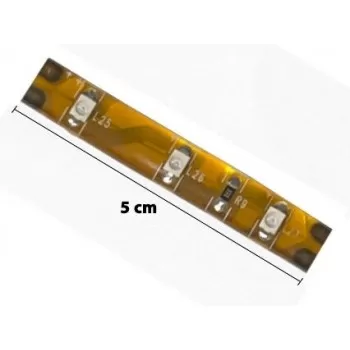 Taśma LED Zewnętrzna kolor czerwony 5cm 3 LED - 1