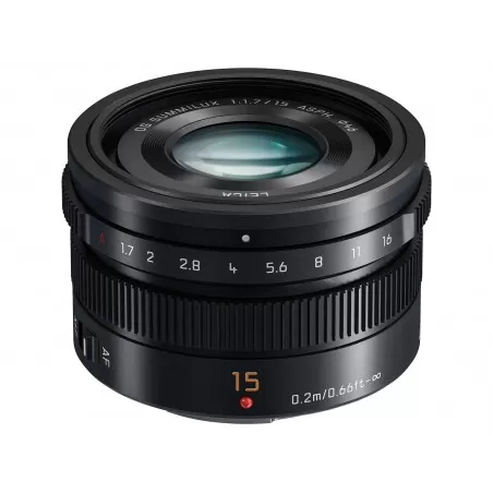 Panasonic LUMIX G Leica DG Summilux 15mm Czarny