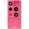 PUZLOOK BASIC Obudowa z optycznym obiektywem dla iPhone 5 Różowa