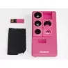 PUZLOOK BASIC Obudowa z optycznym obiektywem dla iPhone 5 Srebrna