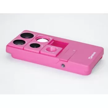 PUZLOOK BASIC Obudowa z optycznym obiektywem dla iPhone 5 Srebrna