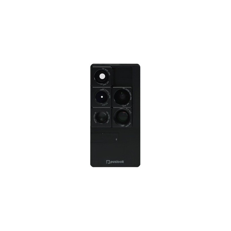 PUZLOOK BASIC Obudowa z optycznym obiektywem dla iPhone 5 Czarna