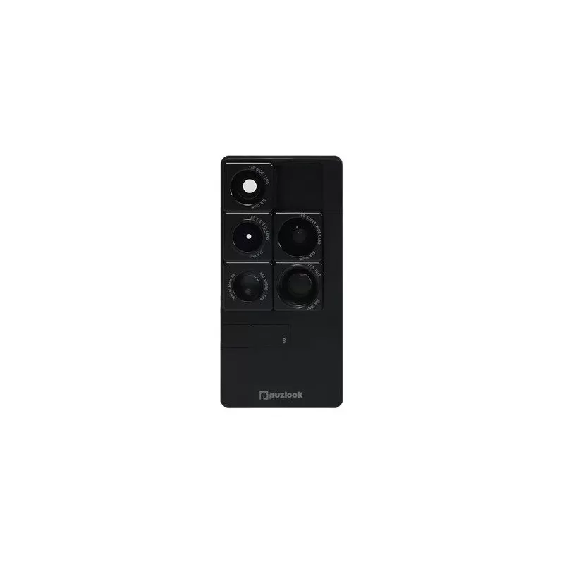 PUZLOOK BASIC Obudowa z optycznym obiektywem dla iPhone 5 Czarna