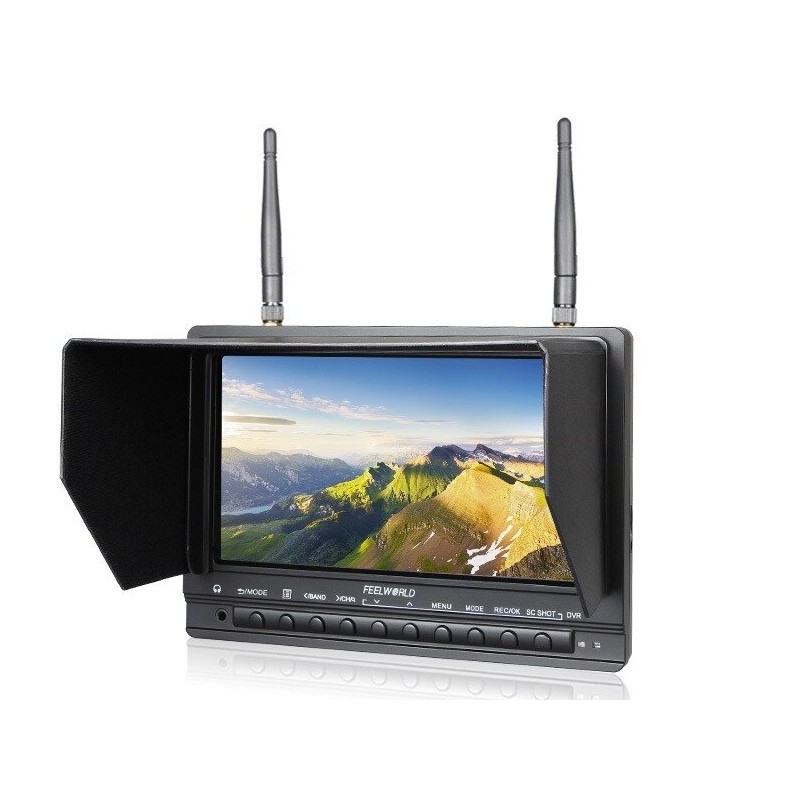 Monitor FPV LED 7" z Nagrywarką PVR 32CH 5,8GHz